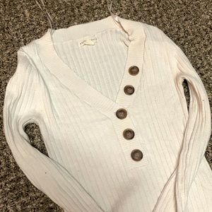 Aeropostale Long-Sleeve Button-Up Fitted Shirt